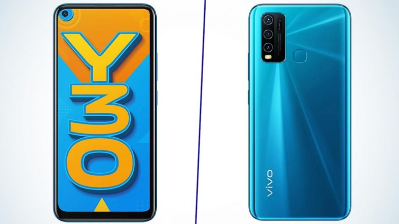 Vivo Y30 Smartphone With Hole-Punch Display & 5000mAh Battery Launched in India at 14,990; First Sale Today Via Flipkart