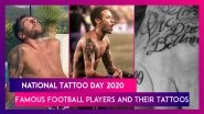 National Tattoo Day 2020: Remarkable Tattoos of Lionel Messi, David Beckham And Other Footballers