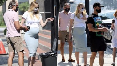 Mother-To-Be Sophie Turner Glows In a Chic and Casual Maternity Wear As She Accompanies Her Family (View Pics)
