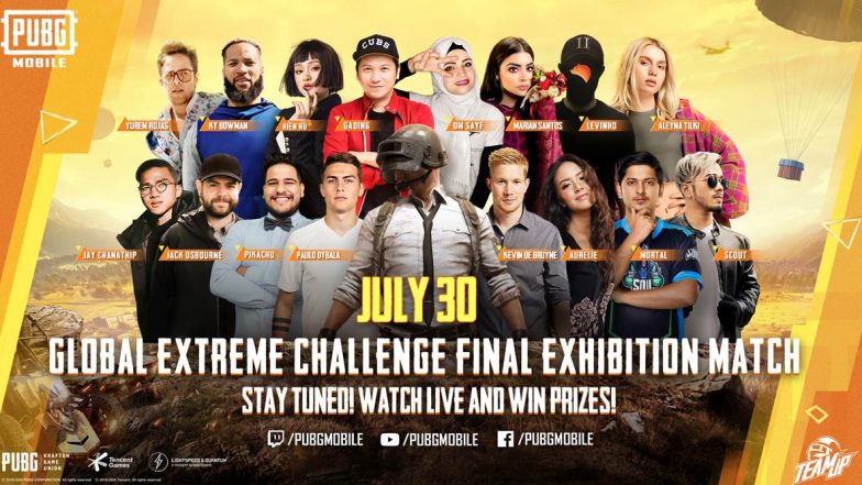 PUBG Mobile Announces Global Extreme Challenge on July 30, Paulo Dybala, Kevin De Bruyne, Jack Osbourne To Take Part in Mega Event