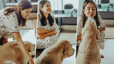 Anushka Sharma Shares Cute Pics with Her Doggo While Practising Oil Pulling! Know More About Kavala or Gundusha, Types of Beneficial Oils and Benefits of the Ancient Ayurvedic Practice