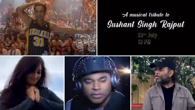 Sushant Singh Rajput's Disney+Hotstar Musical Tribute Promo Featuring AR Rahman, Mohit Chauhan, Shreya Ghoshal, Sunidhi Chauhan and Others Will Get You Excited (Watch Video)