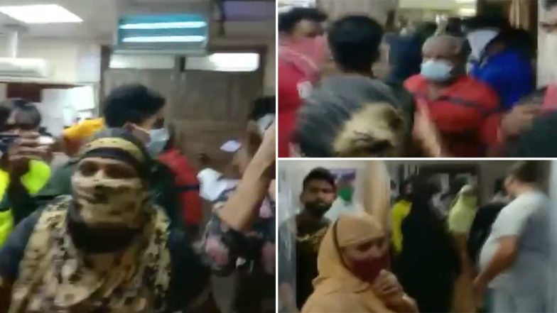 Mumbai: Family of 'Suspected COVID-19' Patient Create Ruckus at Cooper Hospital, Alleges He was Administered Injection Which led to Demise (Watch Video)
