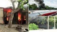 Delhi: Fire Breaks Out At Shed in Nizamuddin Railway Yard, Situation Under Control