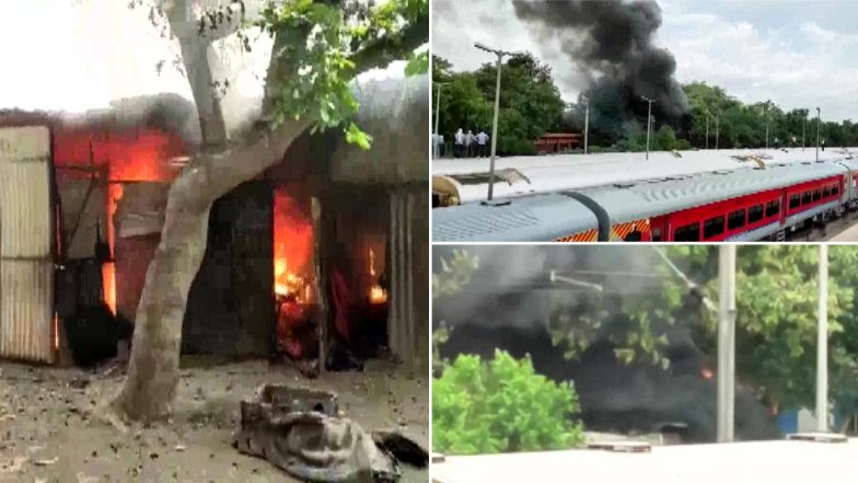 Delhi: Fire Breaks Out At Shed in Nizamuddin Railway Yard, Situation Under Control
