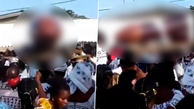 Penis-Shaped Coffin Goes Viral on Twitter! Netizens Can't Wrap Their Heads Around the Phallic-Shaped Funerary Box  (Watch Video)