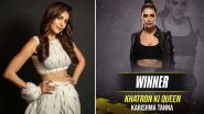 Khatron Ke Khiladi Season 10 Winner Is Karishma Tanna, TV Actress Beats Karan Patel and Dharmesh Yelande in KKK10 Grand Finale to Lift the Trophy
