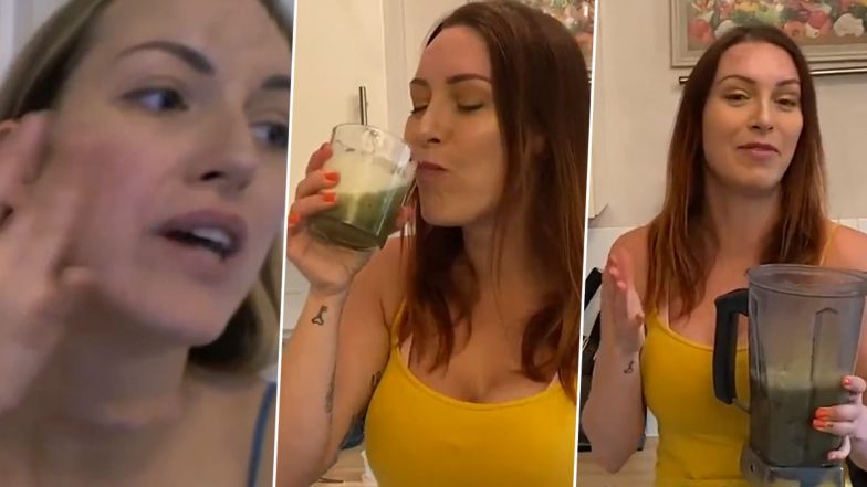 'Semen Smoothies' to Beat Coronavirus? Natural Vegan Bodybuilder Tracy Kiss Consumes Sperm to Boost the Immune System and Prevent COVID-19! (Watch Recipe Video)