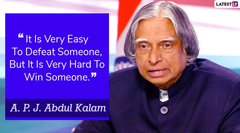 APJ Abdul Kalam's 5th Death Anniversary: Inspirational Quotes by The ...