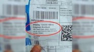 &lsquo;Ghar ek Mandir Hai,&rsquo; Flipkart&rsquo;s Hilarious Take on Delivery Package Address that Reads, 'Mandir Ke Samne Aate Hi Phone Laga Lena,' is A Must See! (View Pic)