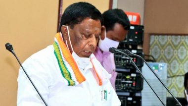 Puducherry: Families of People Who Succumb to COVID-19 Infection Will be Given Rs 1 Lakh, Says CM  V Narayanasamy