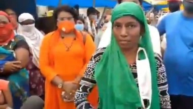 Raeesa Ansari, Fruit Seller With PhD in Material Science, Stuns Onlookers With Her Fluent English As She Expresses Her Displeasure Over COVID-19 Restrictions in Indore (Watch Video)