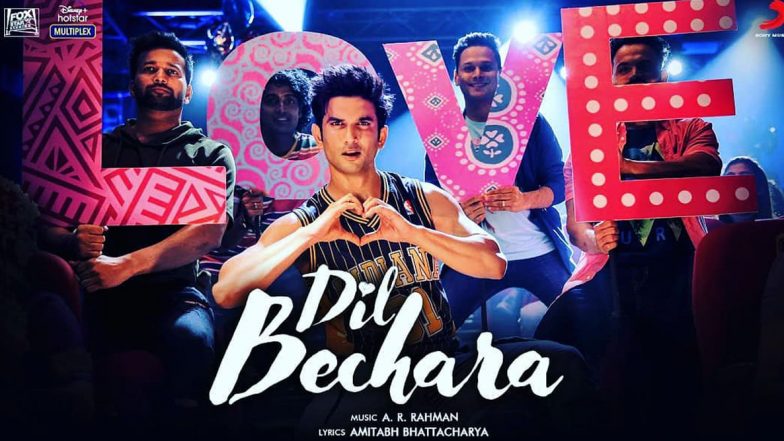 Dil Bechara Title Track: Fans Are In Love With Sushant Singh Rajput’s Charming Smile And Cool Moves In The Song Crooned By AR Rahman! (View Tweets)