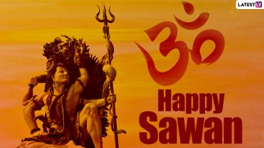 Sawan Somvar 2021 in Maharashtra Begins: Wishes in Hindi, WhatsApp Stickers, Lord Shiva HD Photos, Messages, Greetings And SMS to Send on Auspicious Monday During Shravan