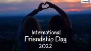 Happy Friendship Day 2022 Images & HD Wallpapers for Free Download Online: Celebrate Friendship Day in India Sharing WhatsApp Status Messages and Insta Captions With BFFs