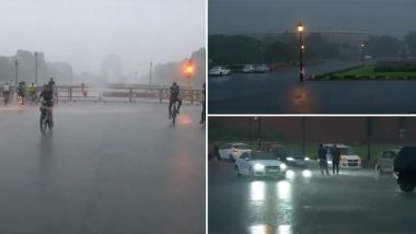 Delhi Rains: Heavy Rainfall Lashes National Capital, Noida, Gurugram, Low-Lying Areas Waterlogged