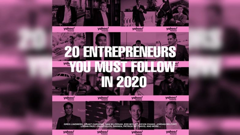 20 Entrepreneurs You Must Follow in 2020