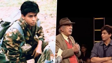 Throwback To the Time When Shah Rukh Khan Was Chased With A Rock By His Fauji Director Colonel Raj Kapoor