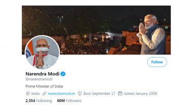 PM Narendra Modi Now Has 6 Crore Followers on Twitter