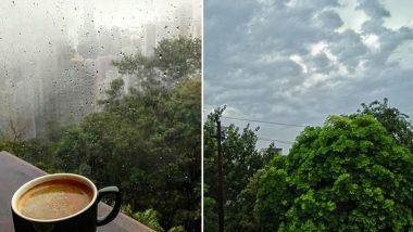 Delhi Rains in Pics and Videos: As Heavy Rainfall Hit the National Capital, Delhiites Take to Twitter to Celebrate the Arrival of Monsoon