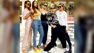 Malaika Arora Recalls the 'No Mask' Pre-Lockdown Days, Shares a Throwback of Her Last Outing With Kareena Kapoor Khan, Karisma Kapoor (View Pic)