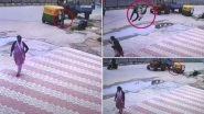 Bengaluru: Auto-Rickshaw Driver Flung Into Air by Hanging Wire, Dashes Into Woman (Watch Video)