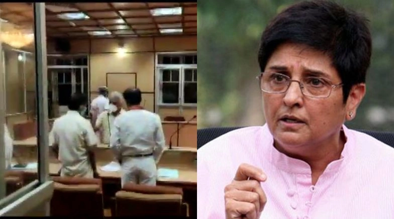 Puducherry Budget 2020-21: LG Kiran Bedi Doesn't Arrive at Assembly, AIADMK, BJP MLAs Stage Walkout