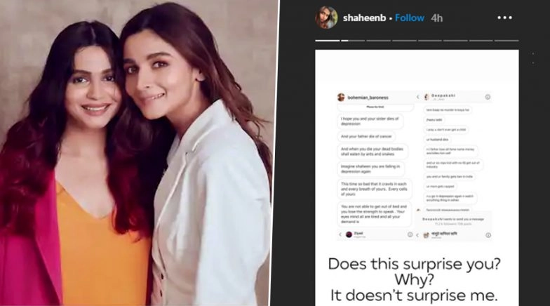 Alia's Sister To Take Legal Action Against Trolls Who Sent Them Rape & Death Threats	