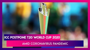 ICC Postpone T20 World Cup 2020 Amid Coronavirus Pandemic