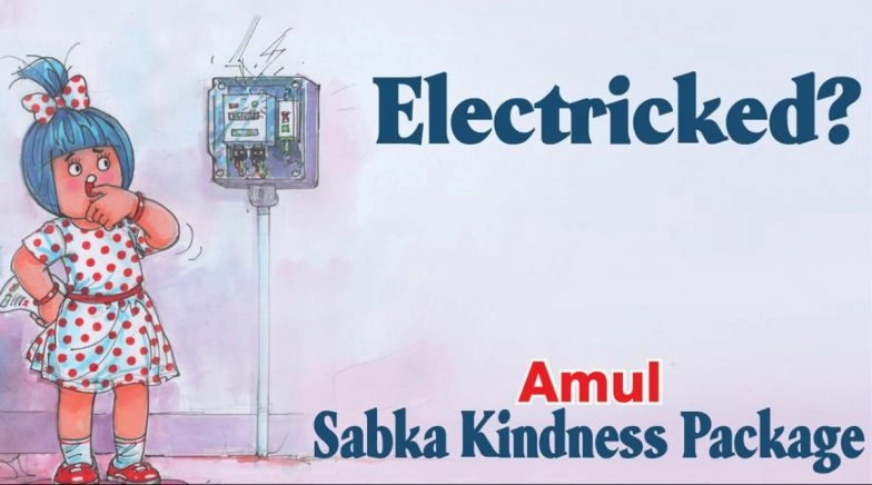 Amul Creates Topical Ad on Inflated Electricity Bill in Mumbai Asking if You Were 'Electricked?'