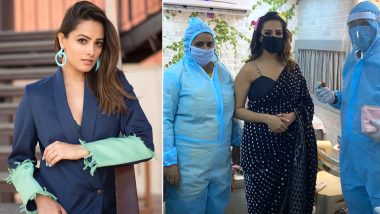 Naagin 4: Safety Comes First for Anita Hassanandani As She Shares Pictures of Herself Wearing Mask from the Sets!