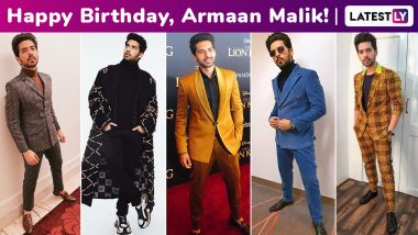 Armaan Malik Birthday Special: Sometimes Sharp and Casual at Times, the Handsome Singer Takes His Dude Fashion Very Seriously!