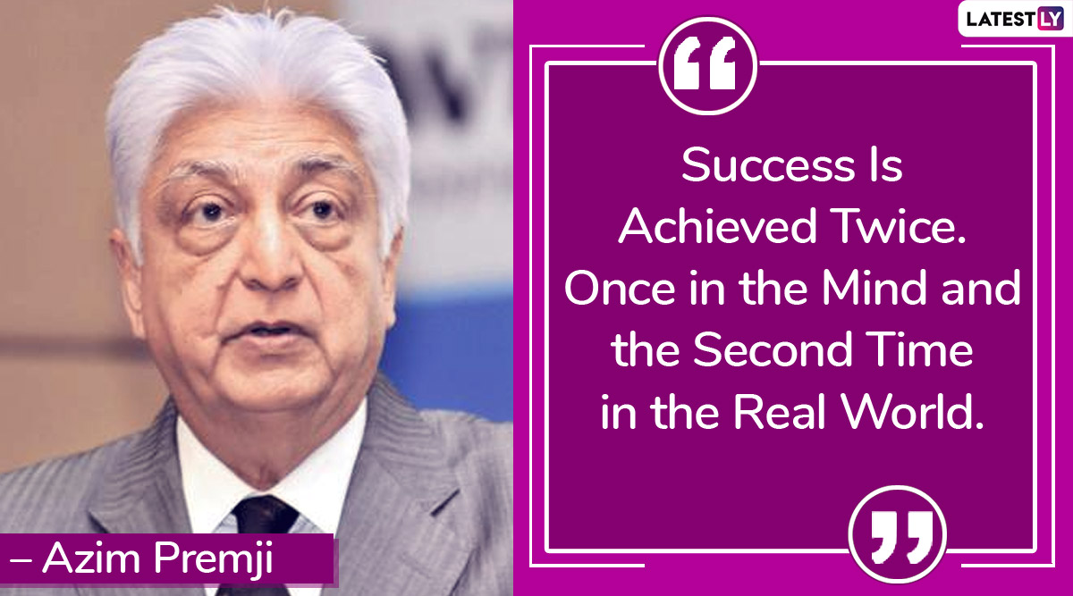 Azim Premji Birthday: Motivating Quotes by the Indian Business Tycoon