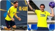 Lionel Messi, Antoine Greizmann & Others Return to Practice Ahead of Barcelona vs Napoli, Champions League 2019-20 (See Pics)