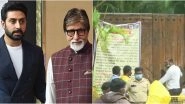 After Amitabh Bachchan and Abhishek Bachchan Test Positive for COVID-19, BMC Declares Their Juhu Bungalow Jalsa As a Containment Zone
