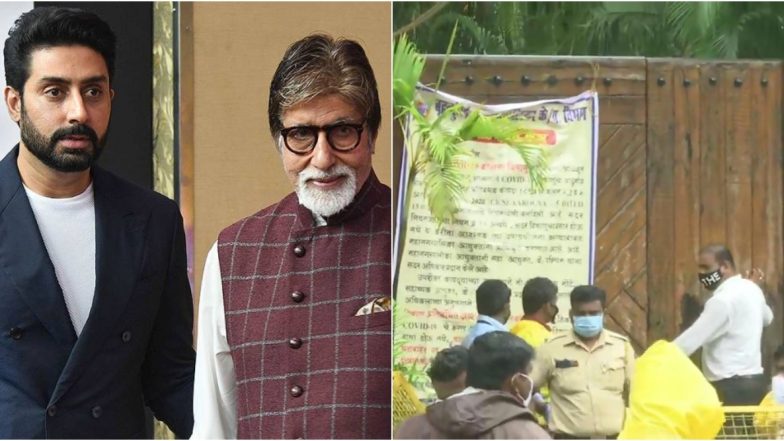 After Amitabh Bachchan and Abhishek Bachchan Test Positive for COVID-19, BMC Declares Their Juhu Bungalow Jalsa As a Containment Zone