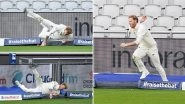 Ben Stokes Sprints off His Own Bowling to Save Boundary, Fans Laud England All-Rounder for His Commitment (Watch Video)
