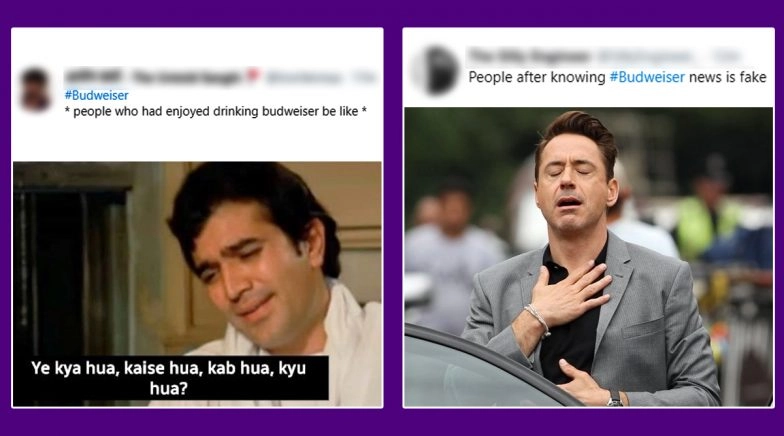 Budweiser Funny Memes and Jokes Should Stop RN Because The News is Fake! 