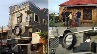 Karnataka Man Builds Camera-Shaped House, Names His Sons Epson, Canon and Nikon As He's So Obsessed With The Photography Device (Watch Video)