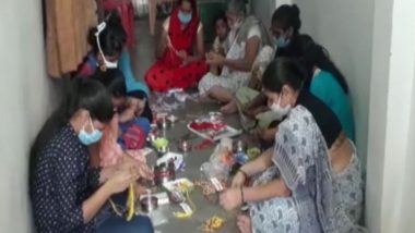 Raksha Bandhan 2020: Women in Prayagraj Become ‘Aatmanirbhar’ by Boycotting Chinese Products and Making Rakhis Themselves