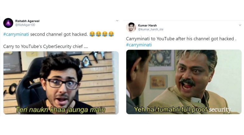 CarryMinati’s Second YouTube Channel ‘CarryisLive’ Gets Hacked for ...