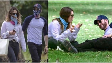 Chris Evans and Lily James Enjoy an Ice Cream Date in the Park and Netizens Are Already Calling Them the New 'It' Couple! (View Pics)