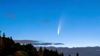 Stunning Time-Lapse Shows Comet NEOWISE With a Tail Light Moving Across Skies Over Hokkaido in Japan, Beautiful Video of Celestial Event Goes Viral