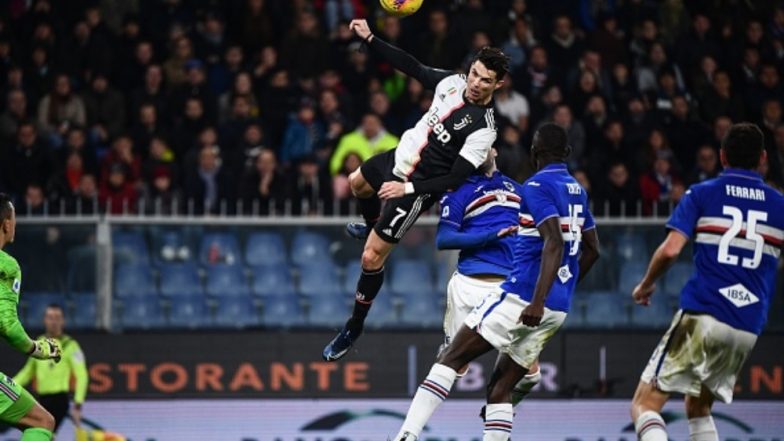 Fans Relive Cristiano Ronaldo’s Insane Header Ahead of Juventus vs Sampdoria, Serie A 2019-20 (Watch Video)