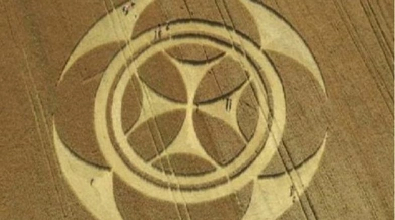 Bizarre 'Templar Crop' Circle Appears in French Field, Know More About Crop Formation Mystery