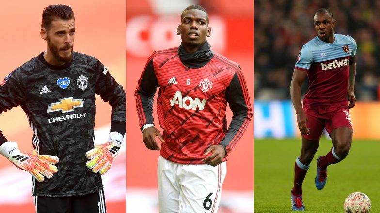 Manchester United vs West Ham, Premier League 2019–20: David de Gea, Paul Pogba, Michail Antonio and Other Players to Watch Out in MUN vs WHU Football Match