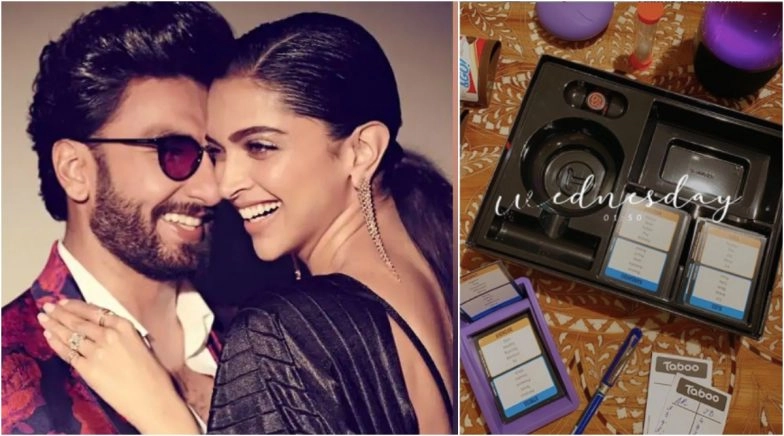 Deepika Padukone and Ranveer Sing Enjoy Playing a Board game With Family 