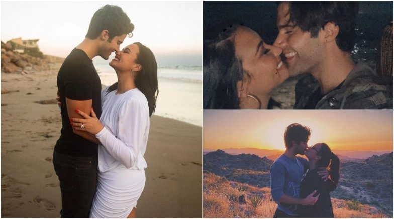 Demi Lovato and Max Ehrich Get Engaged! Here's Looking at the Couple's Adorable Pictures Together 