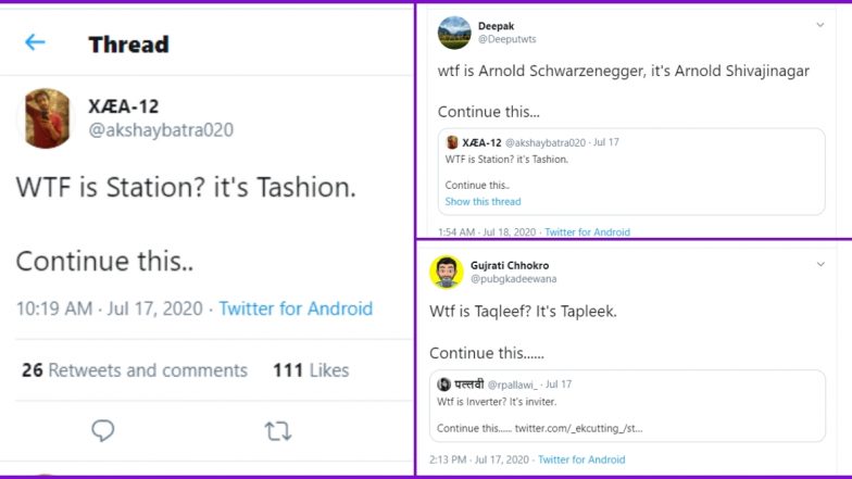 Desi Twitter is Sharing How Indians Pronounce Some Common English Words in New Trend and It is So Apt! (Check Funny Tweets)