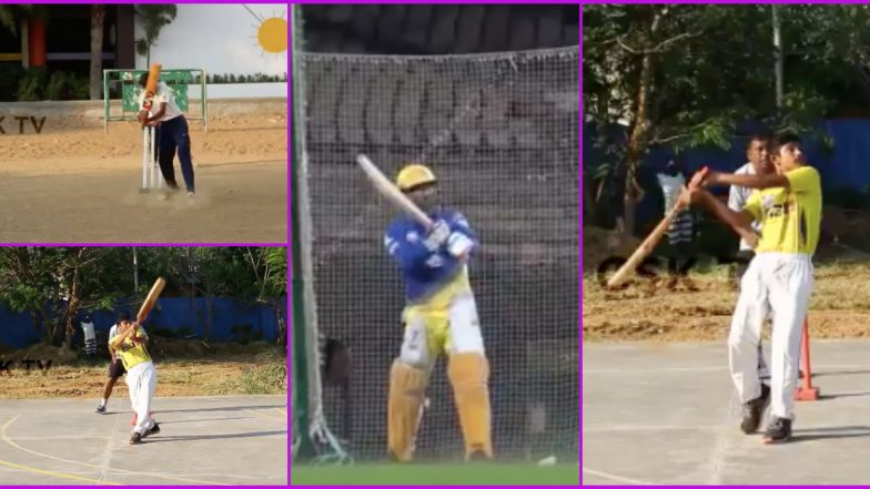 MS Dhoni Helicopter Shot: Chennai Super Kings Posts Kids Version of Famous Dhoni Stroke As Captain Cool Turns 39 (Watch Video)